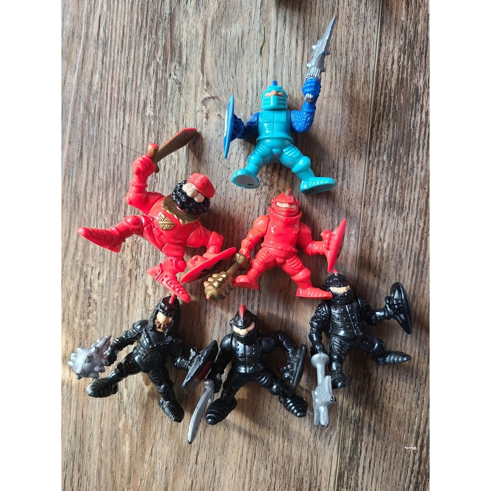 Vintage Fisher Price Great Adventures Knight Action Figures Lot 1994 1995 6pc